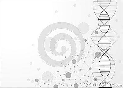 DNA molecule structure Stock Photo