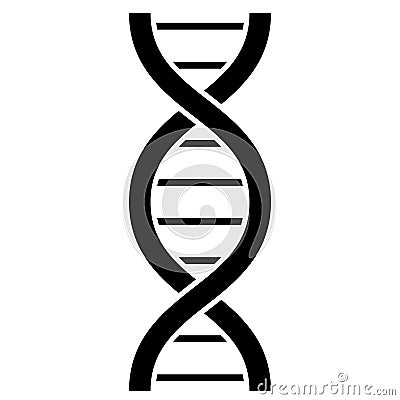 Dna molecule vector icon Vector Illustration