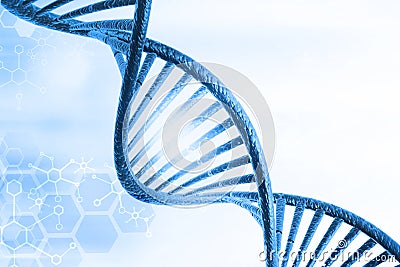 DNA molecules Stock Photo