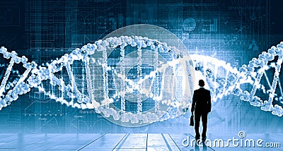 Dna research Stock Photo