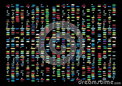 DNA Results Stock Photo