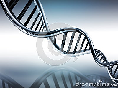 DNA strands Stock Photo