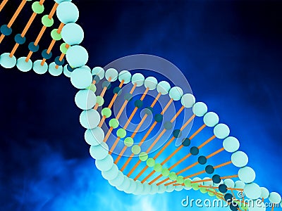 DNA Strands Stock Photo