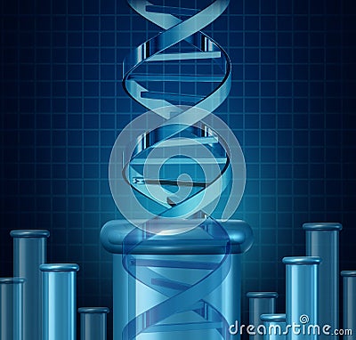 DNA Testing Stock Photo