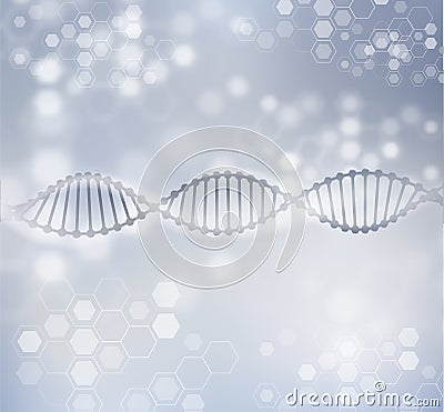 DNA vector background. EPS10 Vector Illustration