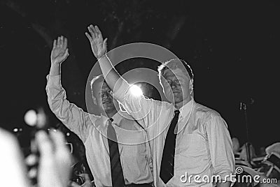 DNC Fundraiser in New York City, 1992 Editorial Stock Photo