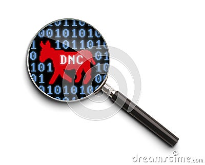 DNC Hack Editorial Stock Photo