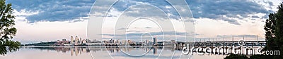 Dnepropetrovsk Dnipropetrovsk, Dnepr, Dnipro view of the city Stock Photo