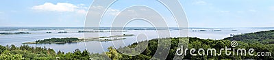 Dnipro river Stock Photo