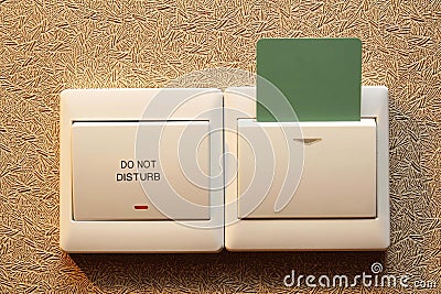 Do Not Disturb Stock Photo