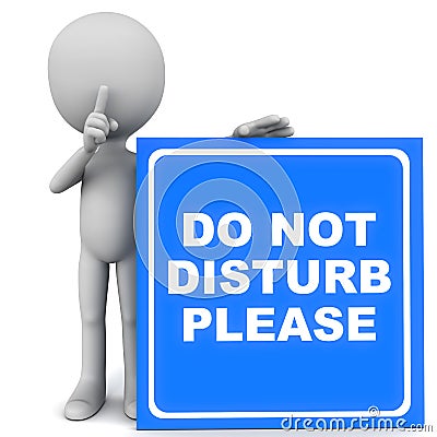Do not disturb Stock Photo