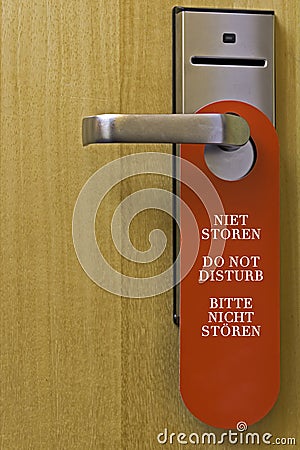 Do not disturb Stock Photo