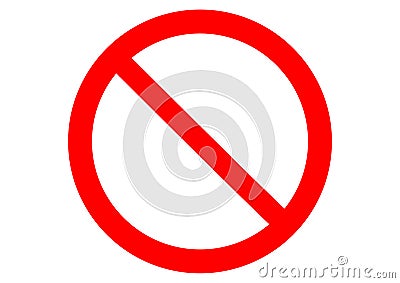 Do not stop sign Stock Photo