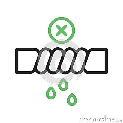 Do Not Wring icon vector image. Vector Illustration