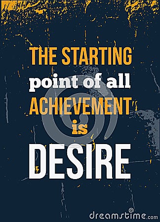 Do it with Passion, desire quote. Creative typography design Vector Illustration