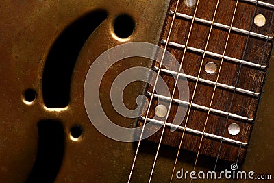 Dobro Guitar Stock Photo