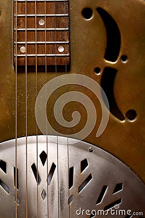 Dobro Guitar Stock Photo