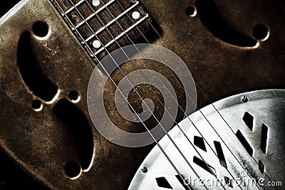 Dobro Guitar Stock Photo