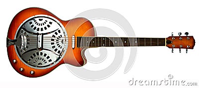 Dobro slide guitar Stock Photo