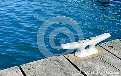 Dock Cleat Stock Photo