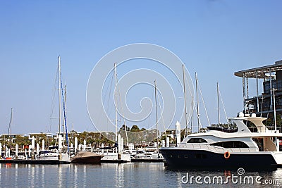 Dock scenery Editorial Stock Photo