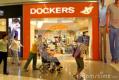 Dockers store Editorial Stock Photo