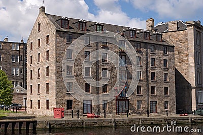 Dockside Houses Stock Photo