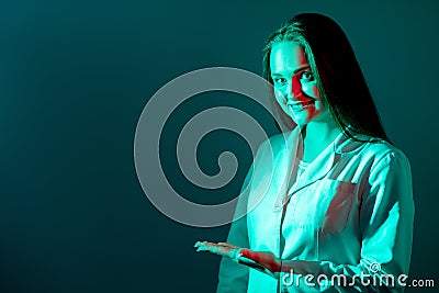 doctor advice medical banner physician presenting Stock Photo