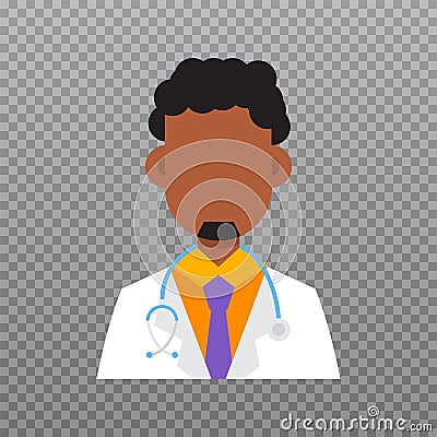 Doctor avatar, Medical staff icon. Vector Illustration