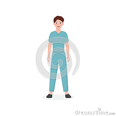 Doctor background, healthcare Providers , Vector illustration cartoon characte Vector Illustration