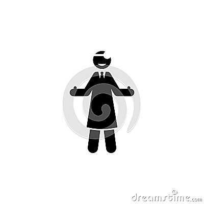 doctor, good icon. Element of cyber monday icon for mobile concept and web apps. Glyph style doctor, good icon can be used for web Stock Photo
