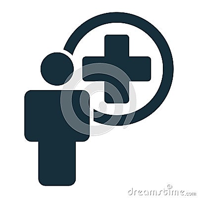 Doctor health worker icon Stock Photo