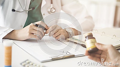 Doctor medical and healthcare concept Stock Photo