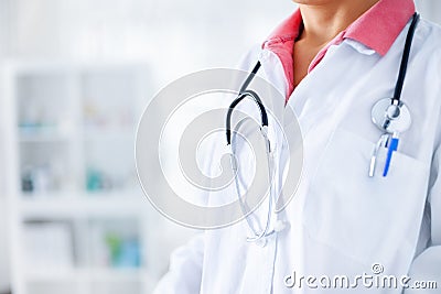 Doctor in ordination Stock Photo