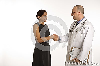 Doctor and patient. Stock Photo