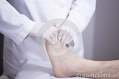 Doctor patient medical examination Stock Photo