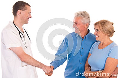 doctor and patients Stock Photo