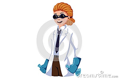 Doctor Profession Character Design Illustration Vector Illustration