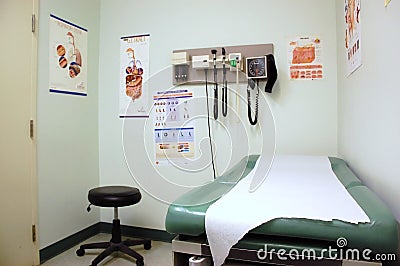 Doctor's Examination Room Stock Photo
