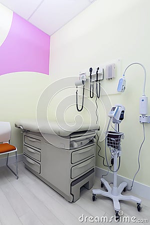 Doctor`s Examination Room Stock Photo