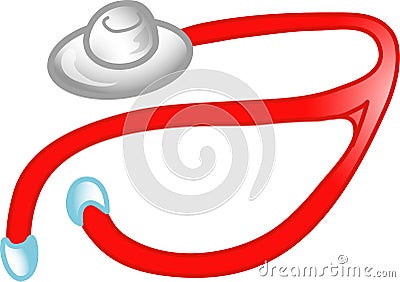 Doctor's stethescope icon or symbol Vector Illustration