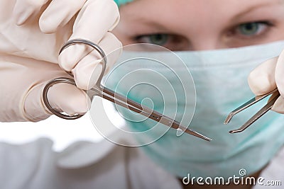 Doctor surgeon Stock Photo