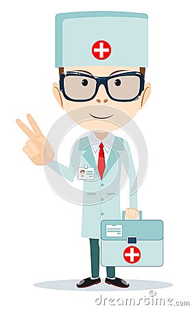 Doctor vector illustration Vector Illustration