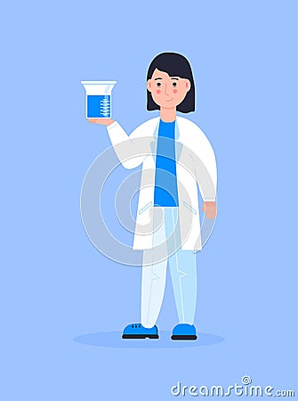 Doctor vector isolated for web, app. Therapist, surgeon, scientist are shown in cartoon style. Nurse is helping. Medical stuff Cartoon Illustration