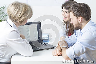 Doctor and young marriage Stock Photo