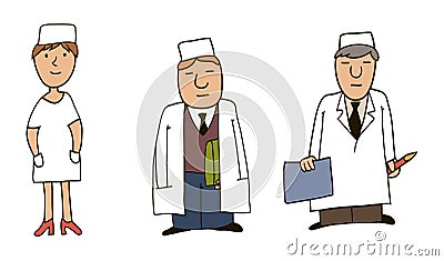 Doctors Vector Illustration