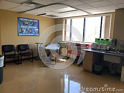 Doctors Medical Examining Room. Editorial Stock Photo