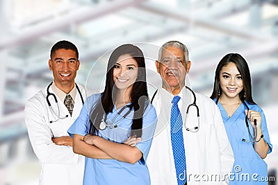 Doctors and Nurses Stock Photo