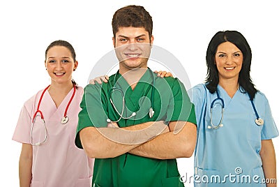 Doctors team cooperation Stock Photo