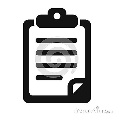 Document icon - for stock Stock Photo